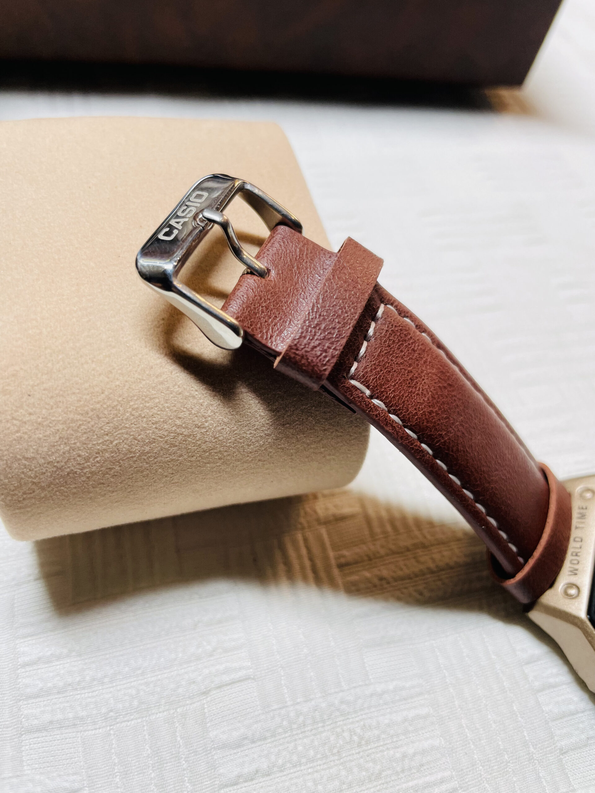 Casio World Time – Brown Minimal Edition - Image 2