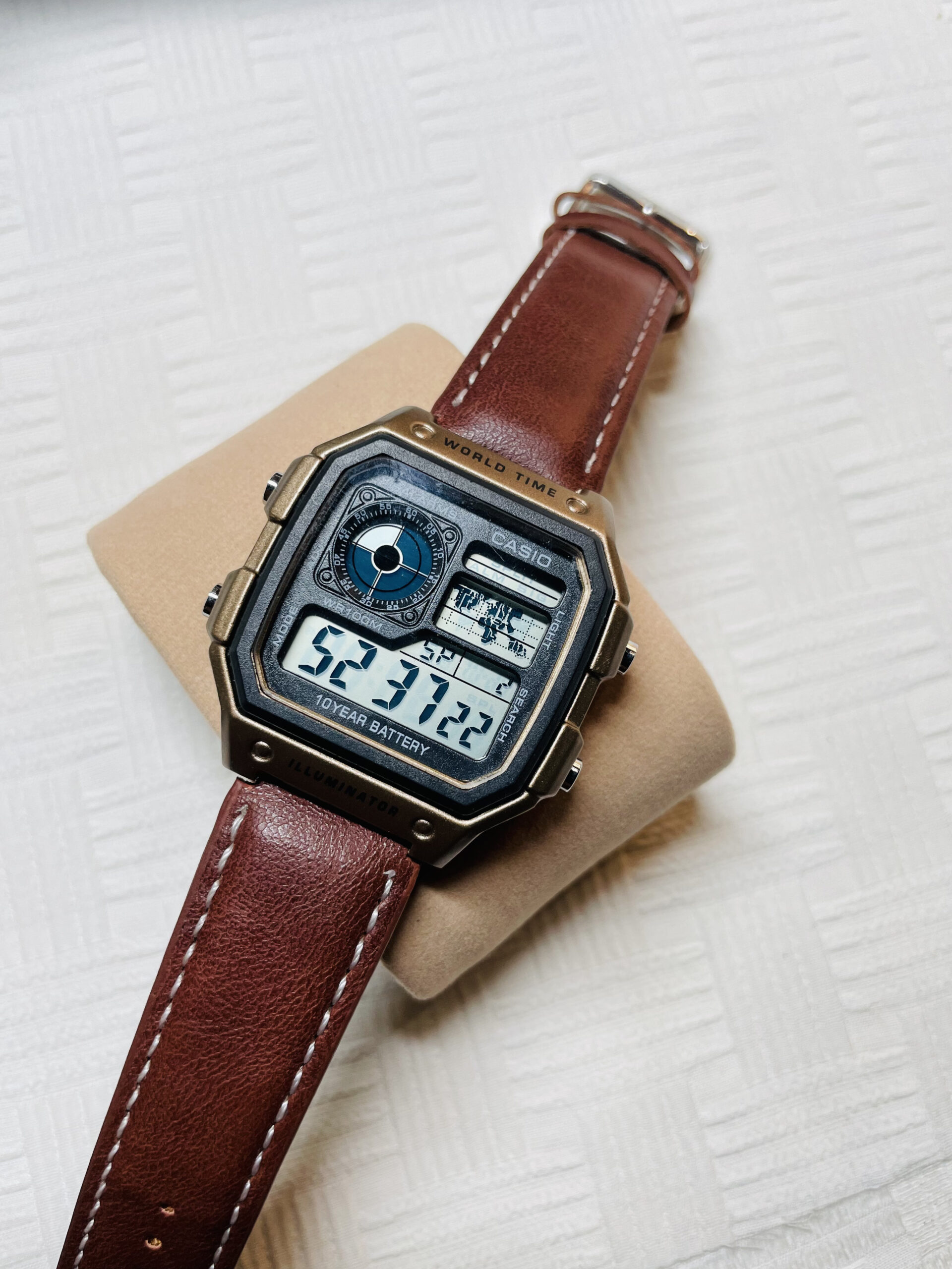 Casio World Time – Brown Minimal Edition
