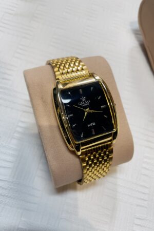 Vantage Old Money Watch For Classic Man – Black Dial Gold Edition