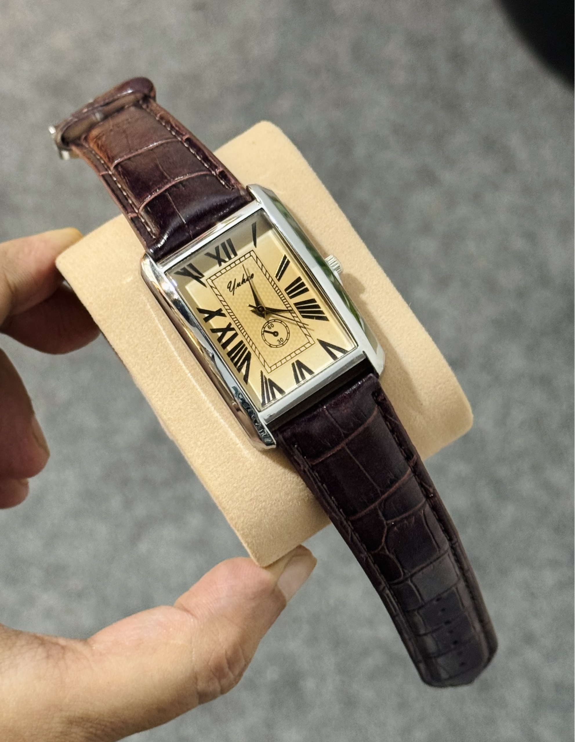 Classic Old Money Tank Watch for Men. - Image 2