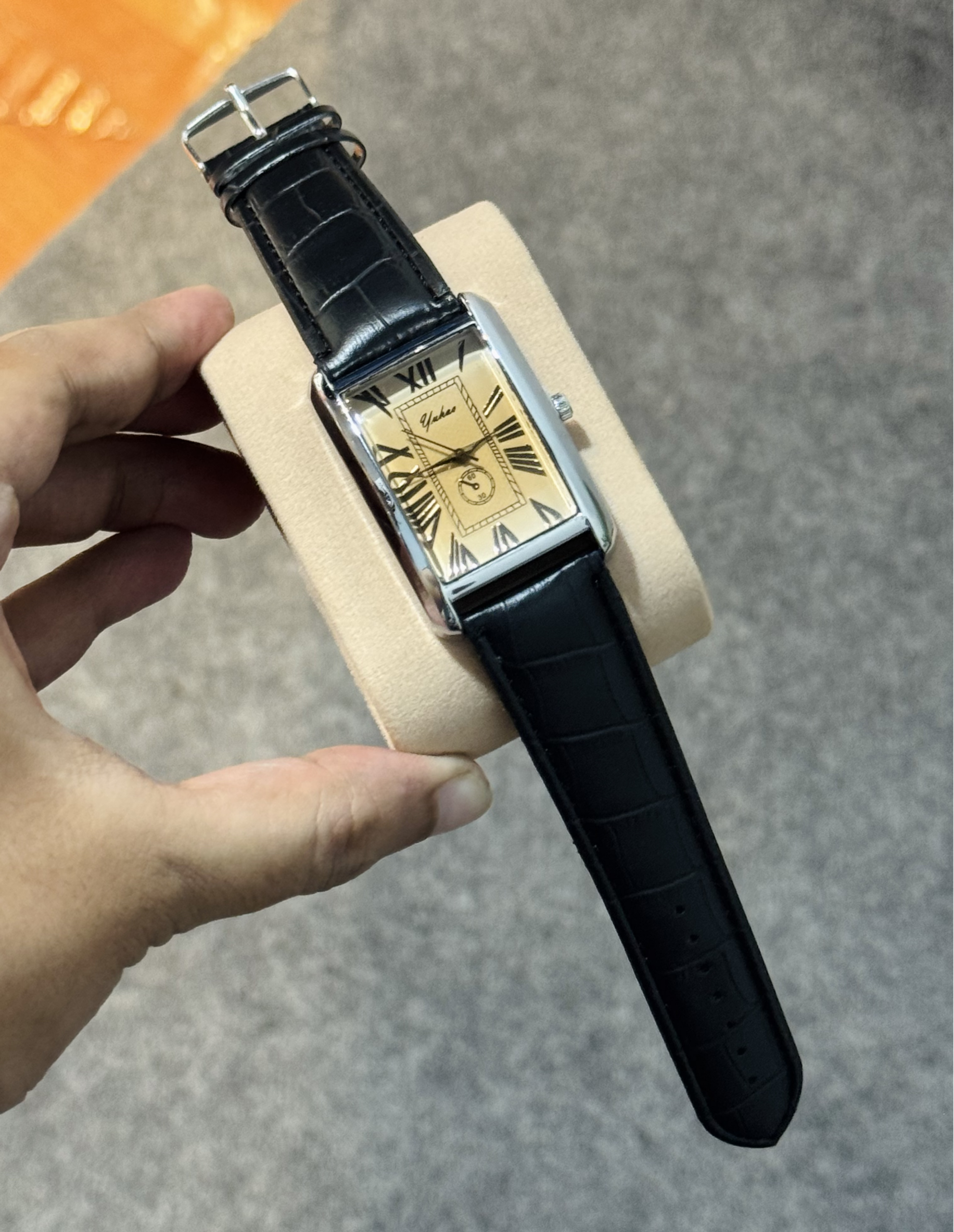 Classic Old Money Tank Watch for Men. - Image 4